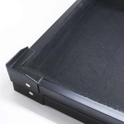 Black Anti Static Foam Sheets Close Cell Conductive Polyurethane Foam Roll Untuk Pengemasan