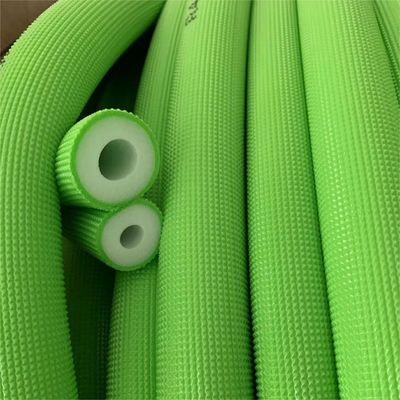 Isolasi pipa AC tahan api XLPE IXPE busa untuk pipa tembaga pendingin