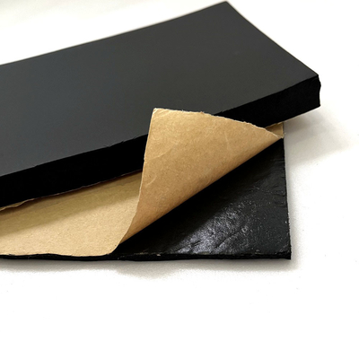 Custom NBR PVC Foam sheet Aluminium Foil Sticky Single Side Insulation Rubber