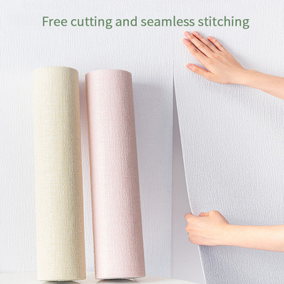 Soundproof Waterproof Foam Self Adhesive Wallpaper Roll Untuk Dekorasi Dinding Indoor