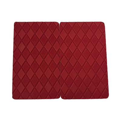Kulit Pvc Bordir Berlapis Dengan Backing Busa Xpe Untuk Pembuatan Sofa