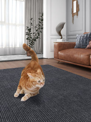 Pewter Grey DIY Cut Self-Adhesive Cat Scratcher Untuk Perlindungan Menara Kucing