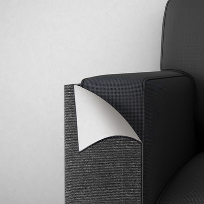 Karpet Garuk Kucing Berperekat Hitam Untuk Perlindungan Pohon Kucing Kayu