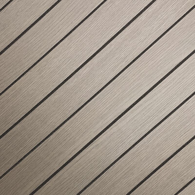 Wallpaper Papan Kisi-kisi Slat Lembut IXPE Tahan Noda Untuk Dekorasi Gedung Kantor