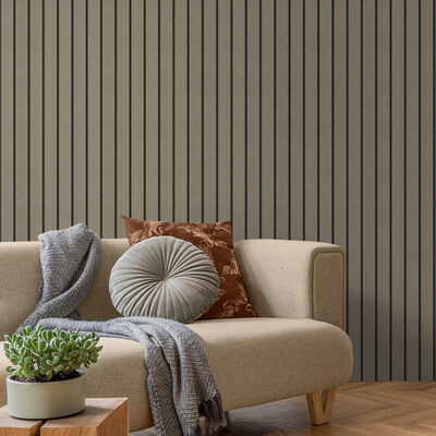 Papan Kisi Stiker Wallpaper PVC Lapisan IXPE Tahan Tabrakan Untuk Dekorasi Hotel