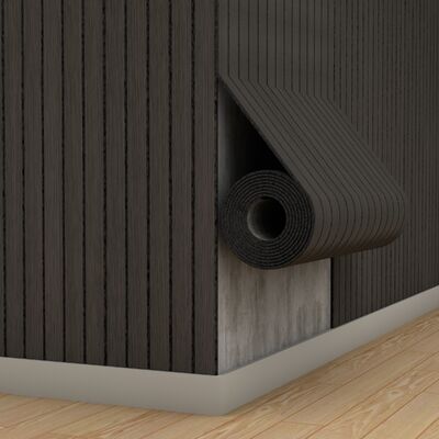 Panel Slat Kisi-kisi Lembut Butir Kayu PVC IXPE Tahan Air Elastis Untuk Dekorasi Sekolah