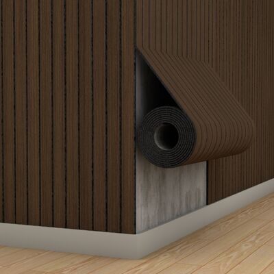 Panel Dinding Bilah Kayu Lembut Dengan Lapisan Busa IXPE Untuk Dekorasi Rumah Kesejahteraan