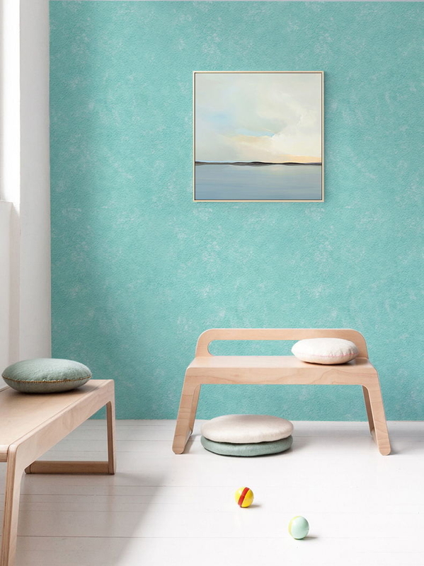 Monet Impression Series Non Toxic Foam Wallpaper Roll Tebal 2.5mm Untuk Dapur