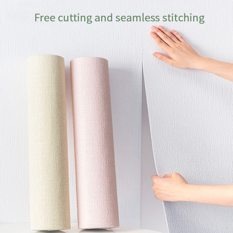 Soundproof Waterproof Foam Self Adhesive Wallpaper Roll Untuk Dekorasi Dinding Indoor