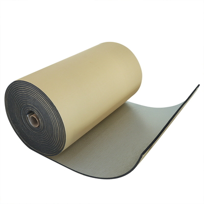 Fire Retardant XPE HVAC Insulation Foam Dilapisi Dengan Adhesive Dan Aluminium Foil